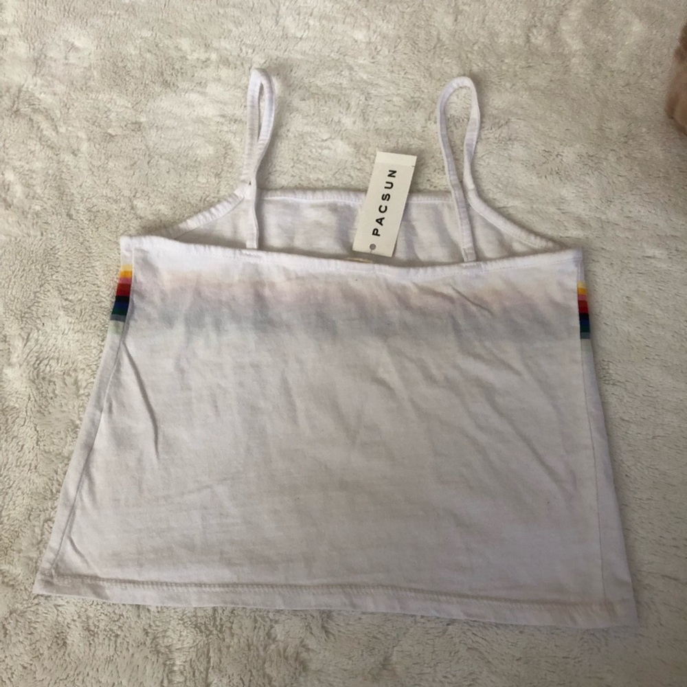 Brandy Melville Faye rainbow tank NWT - Picture 5 of 5